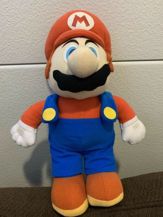 Authentic Licensed Mario Bros 12” Mario Stuffed Plush Doll Nintendo
