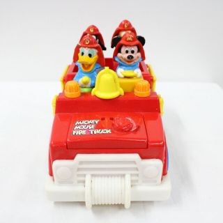 Vintage Disney Mickey Mouse & Friends Fire Truck Shape Sorter 555
