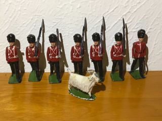 Britain’s Set 71,  Royal Welsh Fusiliers With Goat Mascot