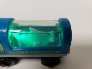 Sodor Aquarium Reef Exhibit Light Up Shark Car Squid Car Thomas BRIO Compatible 3