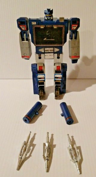 Vintage Transformers G1 Soundwave Near Complete Hasbro Takara 1983