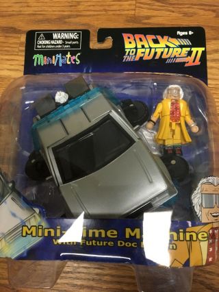 Mini - Time Machine Future Doc Brown Back To The Future Ii Mini Mates Art Asylum