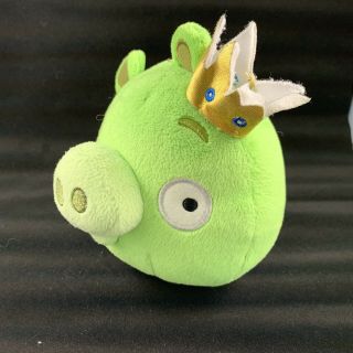 Commonwealth Angry Birds Green King Pig Gold Crown WITH SOUND 5 