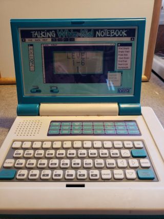 Vtech Talking Whiz Kid Electronic Learning Notebook 1993