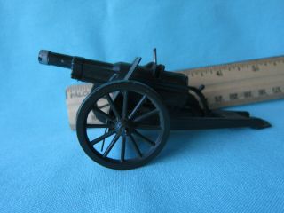 Vintage Britains Toy Lead Soldiers Gun Of Royal Artillery 1292 Cannon Adjusts