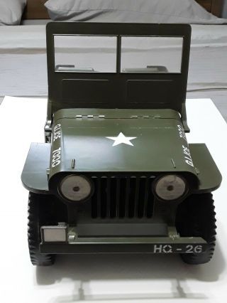 Vintage 1960s Gi Joe By Hasbro 7000 5 Star Hq 26 Army Jeep 20 "