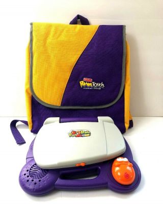 Fisher Price Fun 2 Learn Laptop Letters Alphabet Kids Electronic Games Backpack