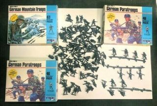 World War 2 German Paratroops And Mountain Troops Ho Scale Airfix Mpc L44