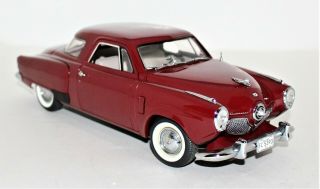 Highway 61 1/18 Die Cast Red 1951 Studebaker Champion Coupe Mib