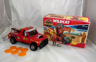 Vintage 1987 Kenner Mask Wildcat Vehicle W/ Figure & Box Complete