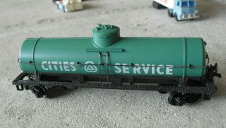 Vintage Ho Scale Cities Service Green Tank Car