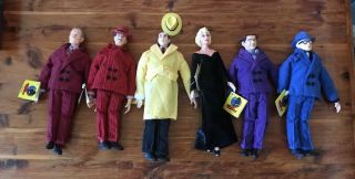 Set Of 6 Dick Tracy Doll Figures Applause 1990 Breathless Pruneface Itchy 10”