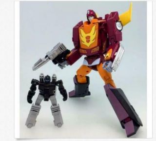 Transformers Masterpiece Mp - 40 Targetmaster Hot Rodimus Action Figures