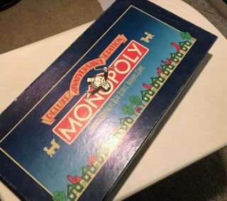 1984 1985 Monopoly Deluxe 50th Anniversary Edition Game