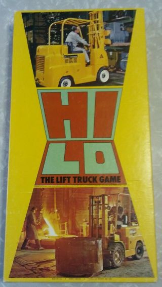 Hi Lo The Lift Truck Game Games For Industry,  Inc 1968 (complete) Allis - Chalmers