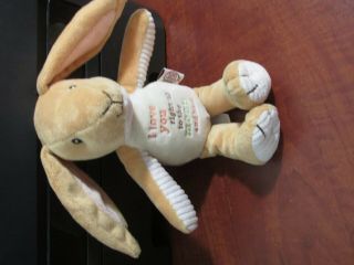 Guess How Much I Love You Nutbrown Hare Bunny 9 " Plush Right To The Moon Back A