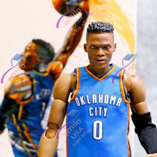 0 Nba Oklahoma City Thunder Russell Westbrook 1:9 Scale 9 Inch Action Figure