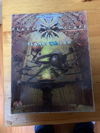 Advanced Dungeons & Dragons Planescape Planes Of Law Boxed Set