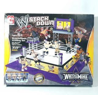 Wwe Stack Down Wrestling Ring Set 21035 Wrestlemania Xxx Ft.  John Cina Triple H