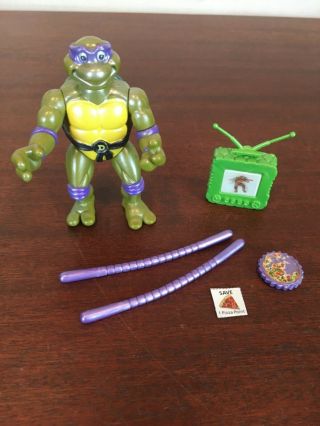 Teenage Mutant Ninja Turtles 1992 Toon Don Tmnt Accessories Donatello Pizza Tv