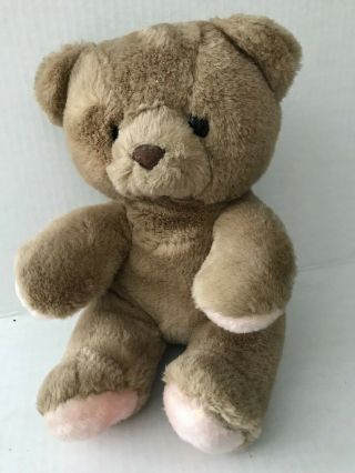 Vintage TEDDY My Love RUSS Berrie Bear Plush Lovey Brown Pink Stuffed Bear 2