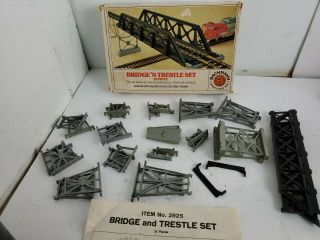 Bachmann Train Ho Scale 46 - 1225 Bridge N Trestle Set 2u