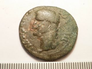 5016 Ancient Roman Agrippa Copper As Coin - 1st Century Bc
