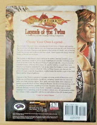 Legends of the Twins (Dragonlance Campaign Setting Companion,  d20 WotC) 2