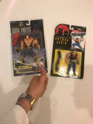2 Bane Action Figures/ One Is From Batman & Robin Animated Series 1994 Kenner