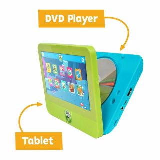 PBS Kids PBDD716DVD Playtime Kid Safe Tablet DVD Player Android 7.  1 16GB,  NO CD 2