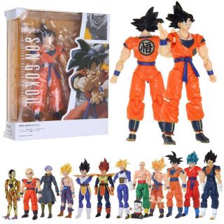 S.  H.  Figuarts Dragon Ball Z Saiyan Goku Vegeta Movable Action Figures Gift