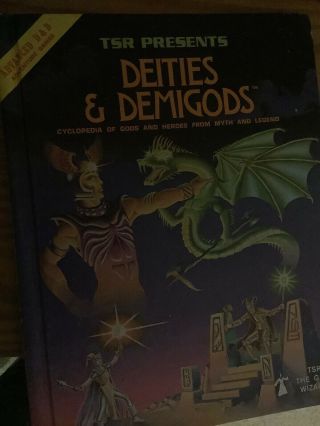 Deities & Demigods Ad&d 144 Pages 1st Printing - Cthulhu And Melnibonean Mythos