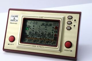 Nintendo Game & Watch Chef Fp - 24 Made In Japan 1981 Postage