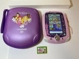 Leapfrog Leappad 2 Explorer Disney Princess Pink Tablet System 60315 With Case