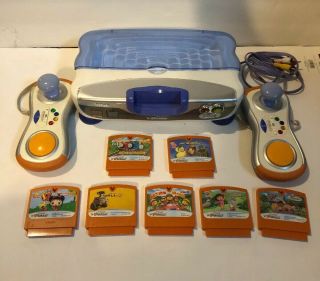 Vtech Vsmile Motion Active Learning System Tv Game Console W/ 7 Games