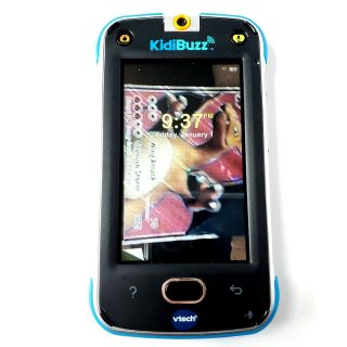 Vtech Kidibuzz Smart Device Toy Phone For Kids Black/blue (model 1695)