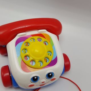 Fisher Price Chatter Phone Telephone 2000 Toddler Pull Along Toy 2