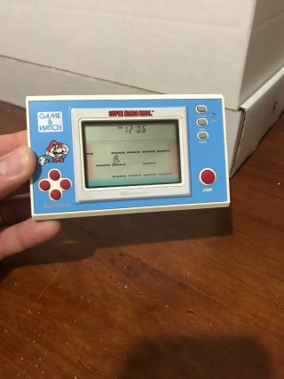 1988 Nintendo Game And & Watch Mario Bros.  Great Batterys