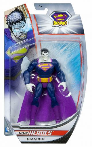 Bizarro Superman Total Heroes 6 Inch Action Figure Mattel Dc Universe