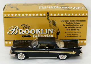 Brooklin 82 1:43 1959 Desoto Adventurer Hardtop Black.  Box Db