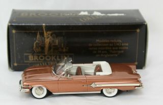 Brooklin 61 1:43 1960 Chevy Impala Convertible Suntan Copper Mint/ Box Db
