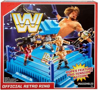 Wwe Official Retro Wrestling Ring Play Set With Removable Steps