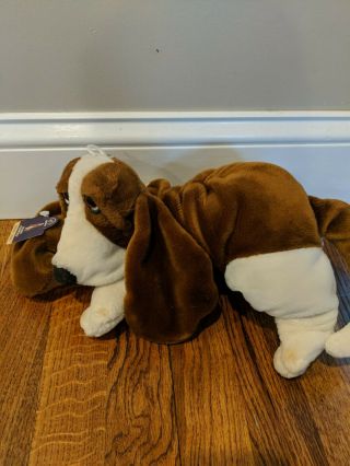 Hush Puppies Basset Hound Dog Bean Bag 12 " Stuffed Animal (applause) With Tags