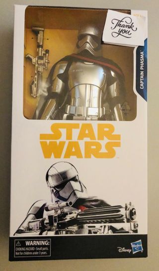 Star Wars The Last Jedi Captain Phasma 12 Inch Action Figure With Blaster 