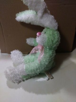 Dan Dee Collector ' s Choice Green Round Rabbit Bunny Plush Stuffed Animal 2