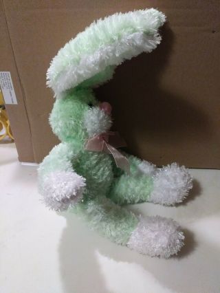Dan Dee Collector ' s Choice Green Round Rabbit Bunny Plush Stuffed Animal 3