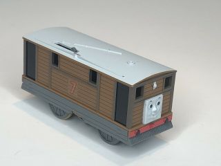 Trackmaster Thomas The Train Motorized Toby Engine Trolley Tram