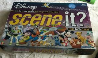 Disney Scene It The Family Trivia Dvd Game Optreve Screen Life Presents Complete