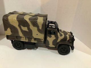True Heroes Toys R Us Military Camo Troop Transporter Truck W/ 4 Figures
