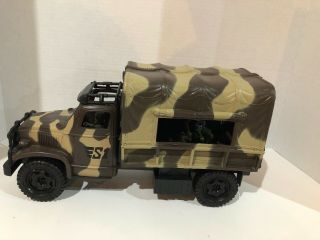 True Heroes Toys R Us Military Camo Troop Transporter Truck W/ 4 Figures 3